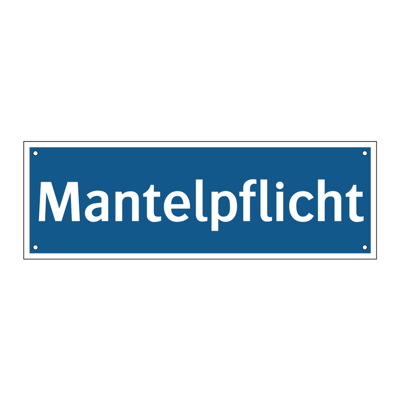 Mantelpflicht