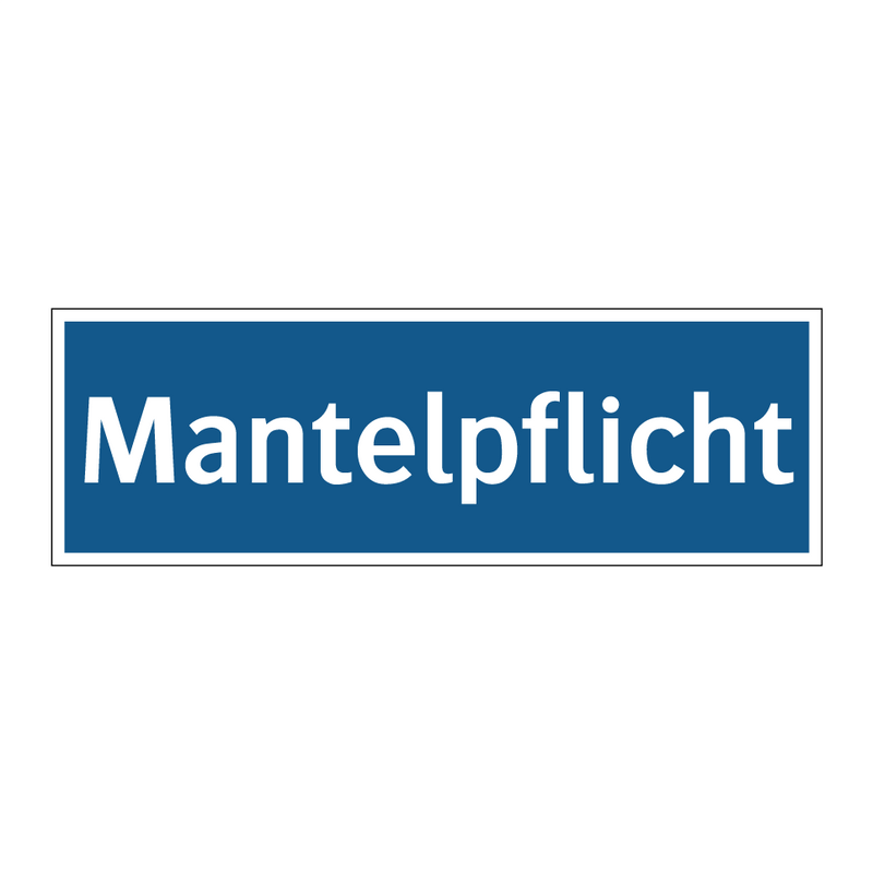 Mantelpflicht