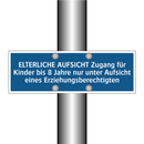 ELTERLICHE AUFSICHT Zugang für Kinder bis 8 Jahre nur unter Aufsicht eines Erziehungsberechtigten