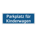 Parkplatz für Kinderwagen