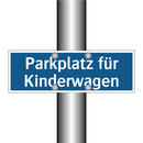 Parkplatz für Kinderwagen