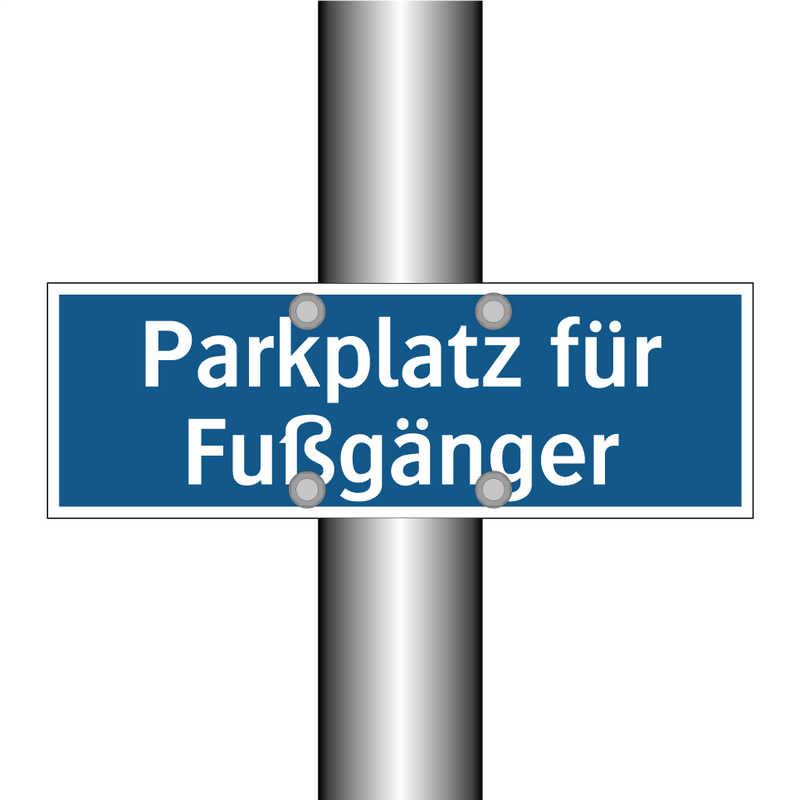 Parkplatz für Fußgänger