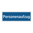 Personenaufzug