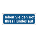 Heben Sie den Kot Ihres Hundes auf