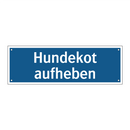 Hundekot aufheben
