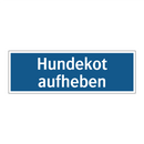 Hundekot aufheben
