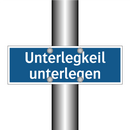 Unterlegkeil unterlegen