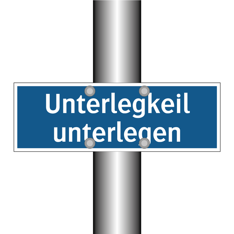 Unterlegkeil unterlegen