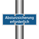 Absturzsicherung erforderlich