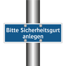 Bitte Sicherheitsgurt anlegen