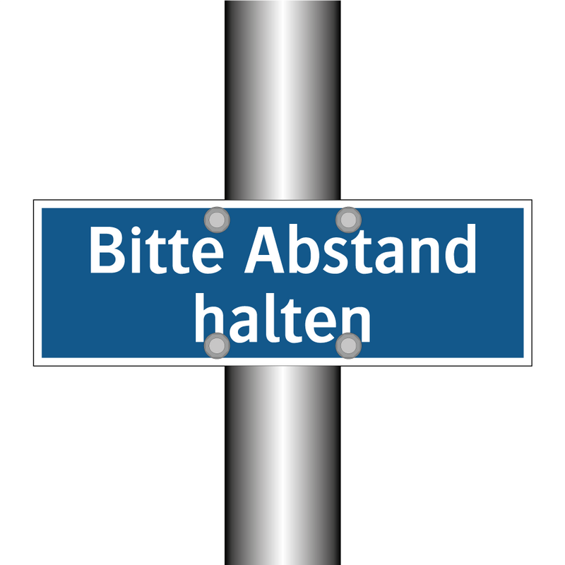 Bitte Abstand halten