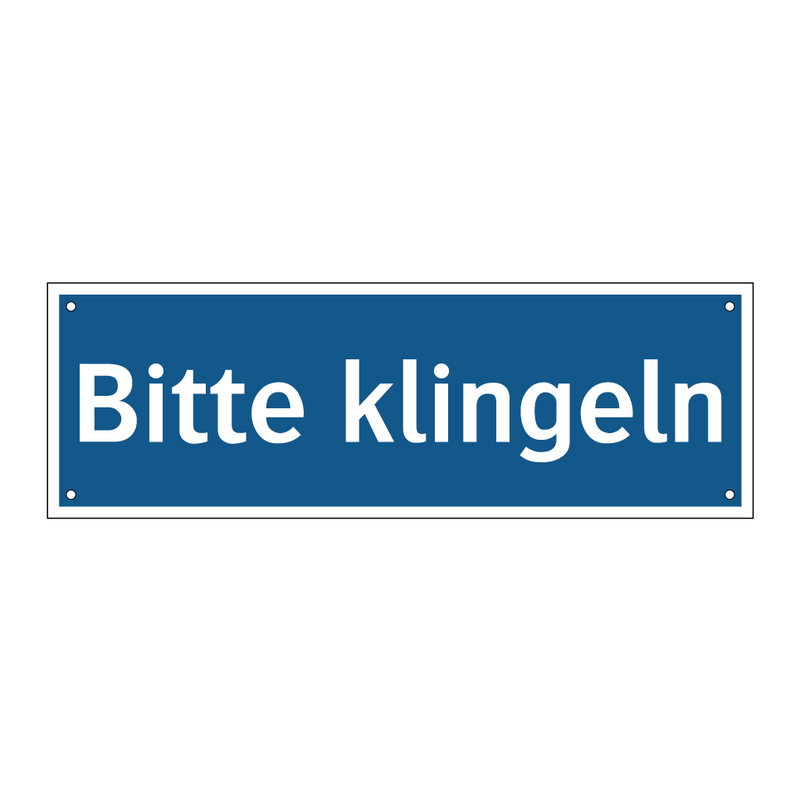 Bitte klingeln