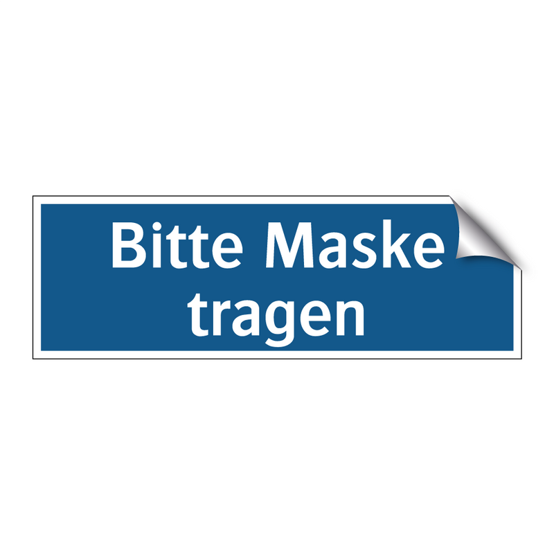 Bitte Maske tragen