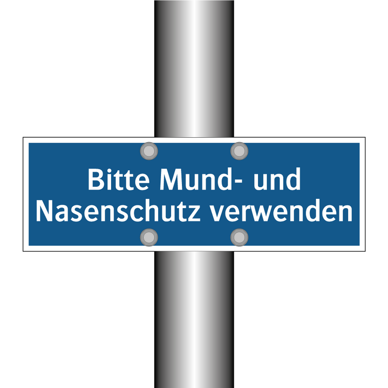 Bitte Mund- und Nasenschutz verwenden