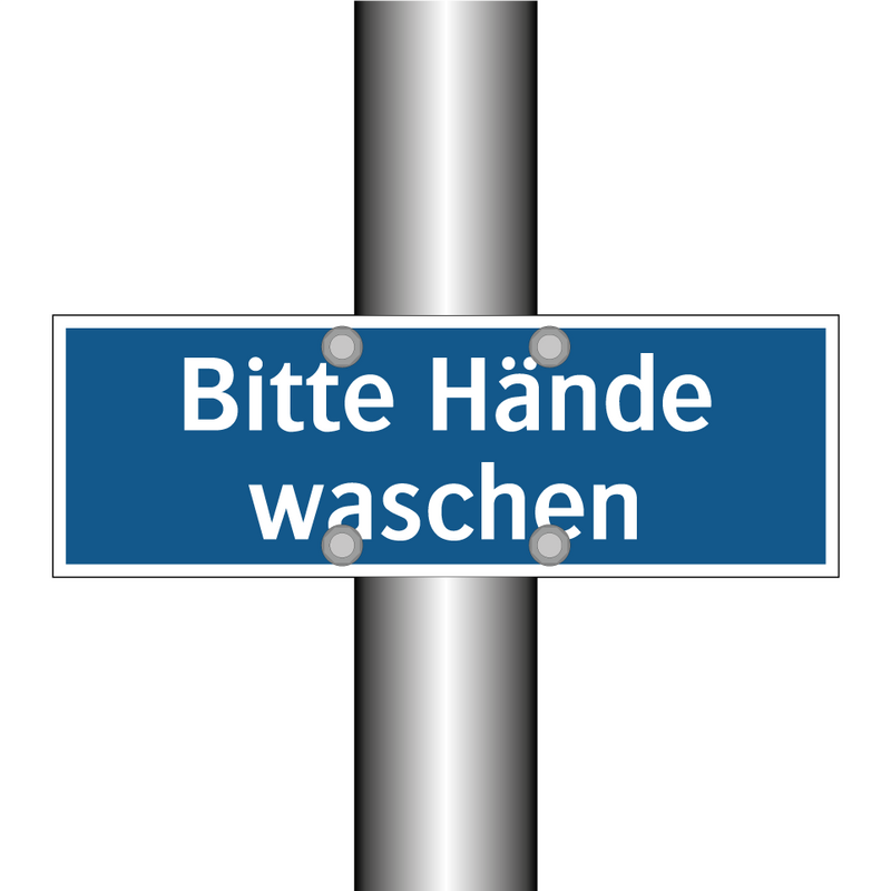 Bitte Hände waschen