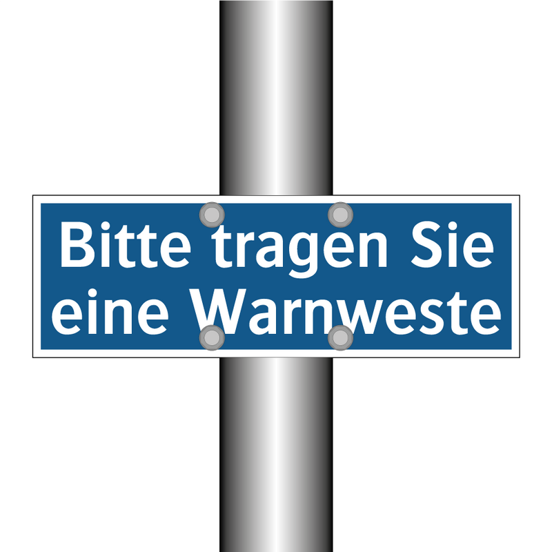 Bitte tragen Sie eine Warnweste