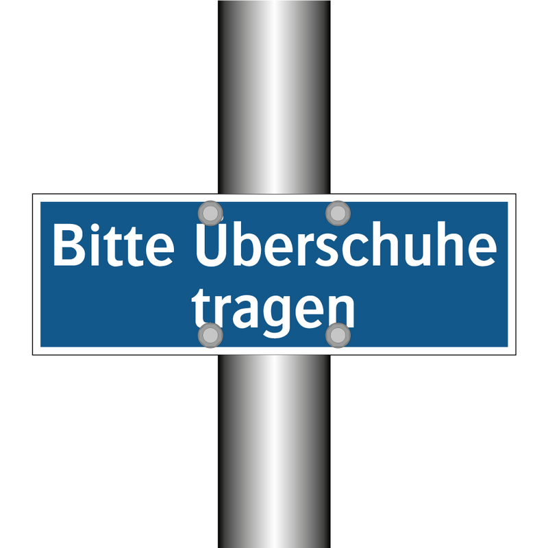 Bitte Überschuhe tragen