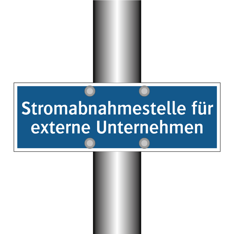 Stromabnahmestelle für externe Unternehmen