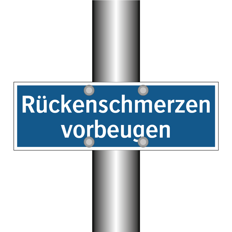 Rückenschmerzen vorbeugen