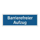 Barrierefreier Aufzug