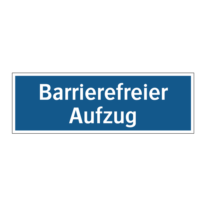Barrierefreier Aufzug