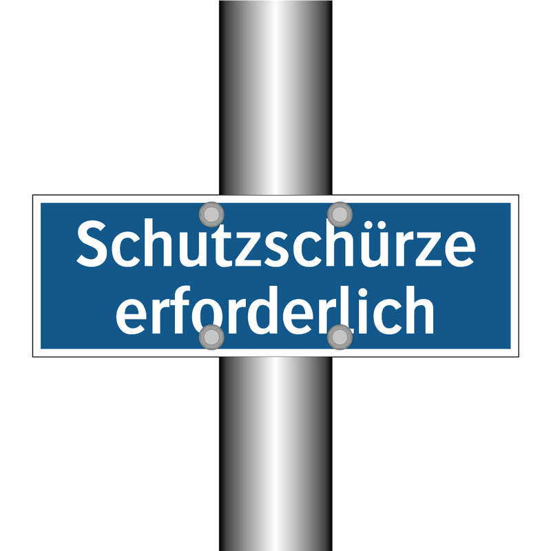 Schutzschürze erforderlich