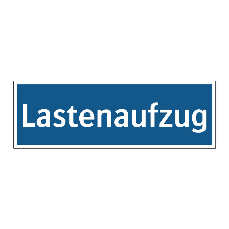 Lastenaufzug