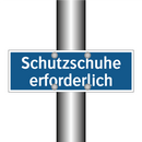 Schutzschuhe erforderlich