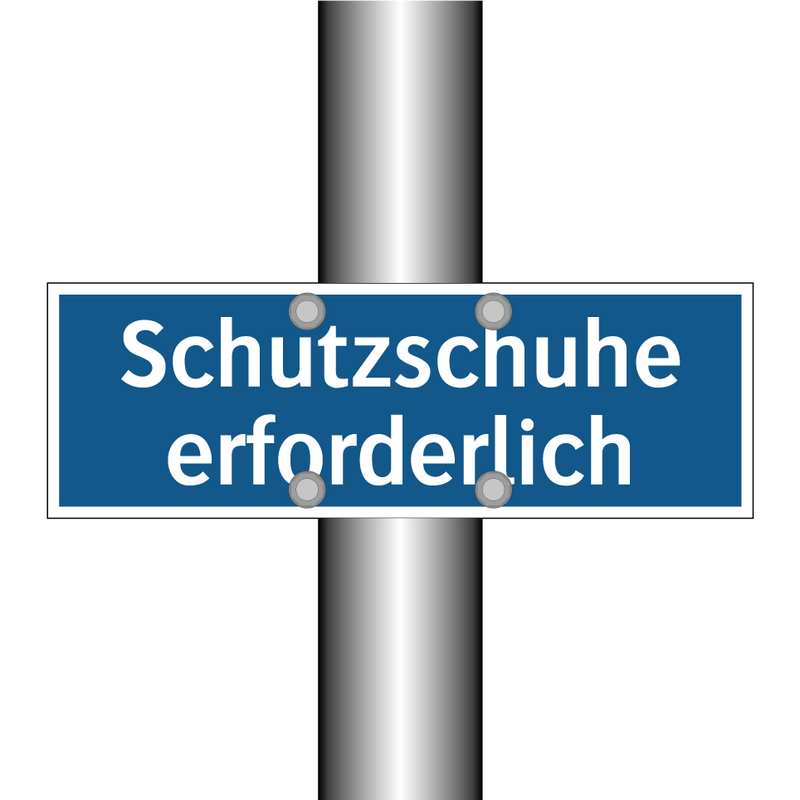 Schutzschuhe erforderlich