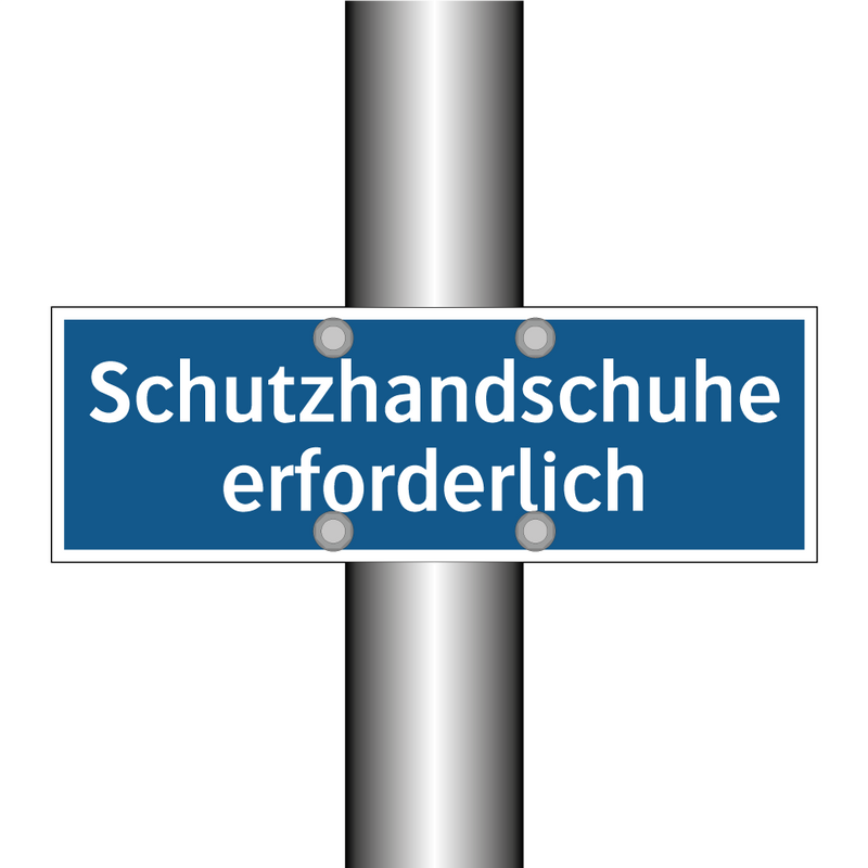 Schutzhandschuhe erforderlich