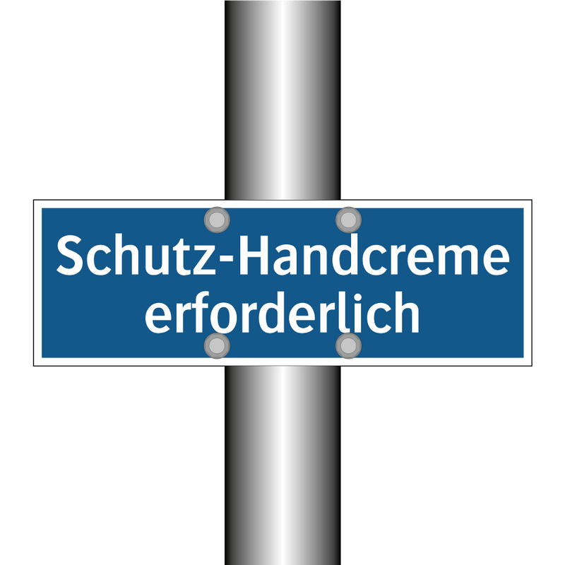 Schutz-Handcreme erforderlich