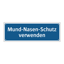 Mund-Nasen-Schutz verwenden