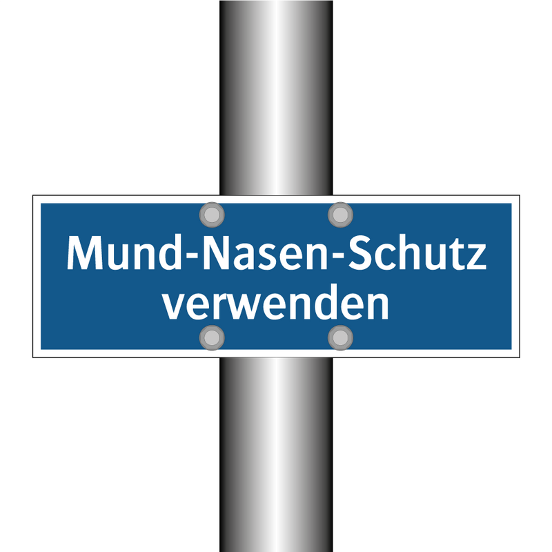 Mund-Nasen-Schutz verwenden