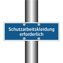 Schutzarbeitskleidung erforderlich