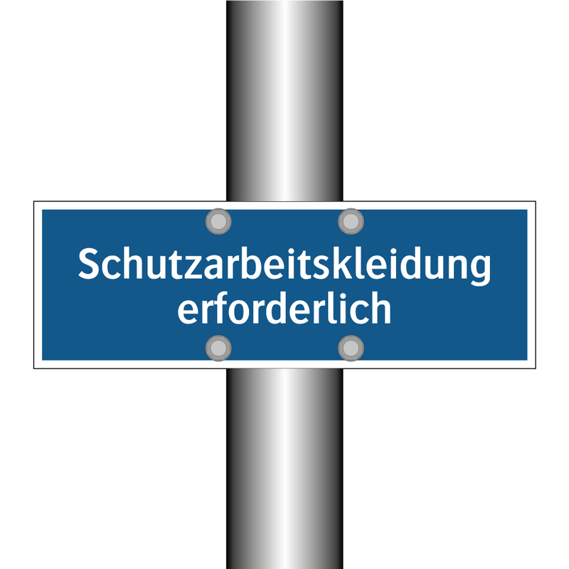 Schutzarbeitskleidung erforderlich