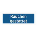 Rauchen gestattet