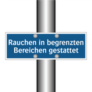 Rauchen in begrenzten Bereichen gestattet