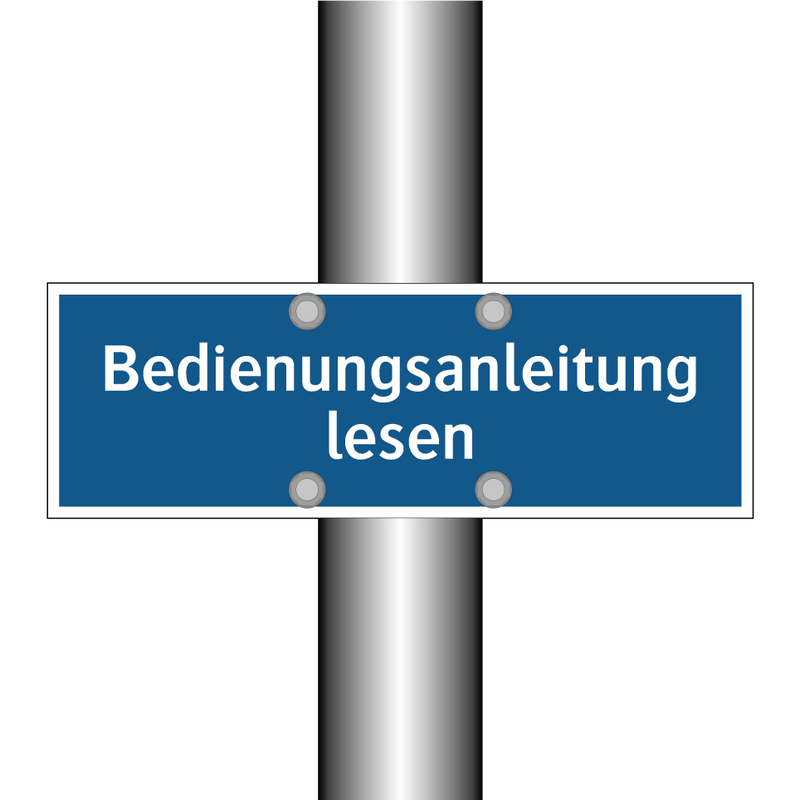 Bedienungsanleitung lesen