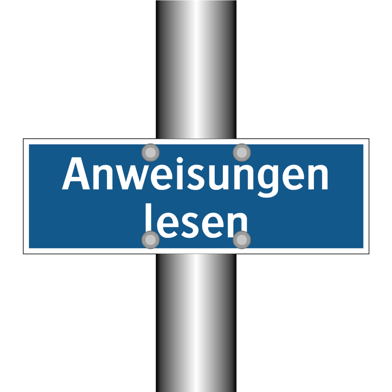 Anweisungen lesen