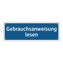 Gebrauchsanweisung lesen
