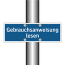 Gebrauchsanweisung lesen