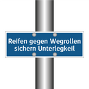 Reifen gegen Wegrollen sichern Unterlegkeil