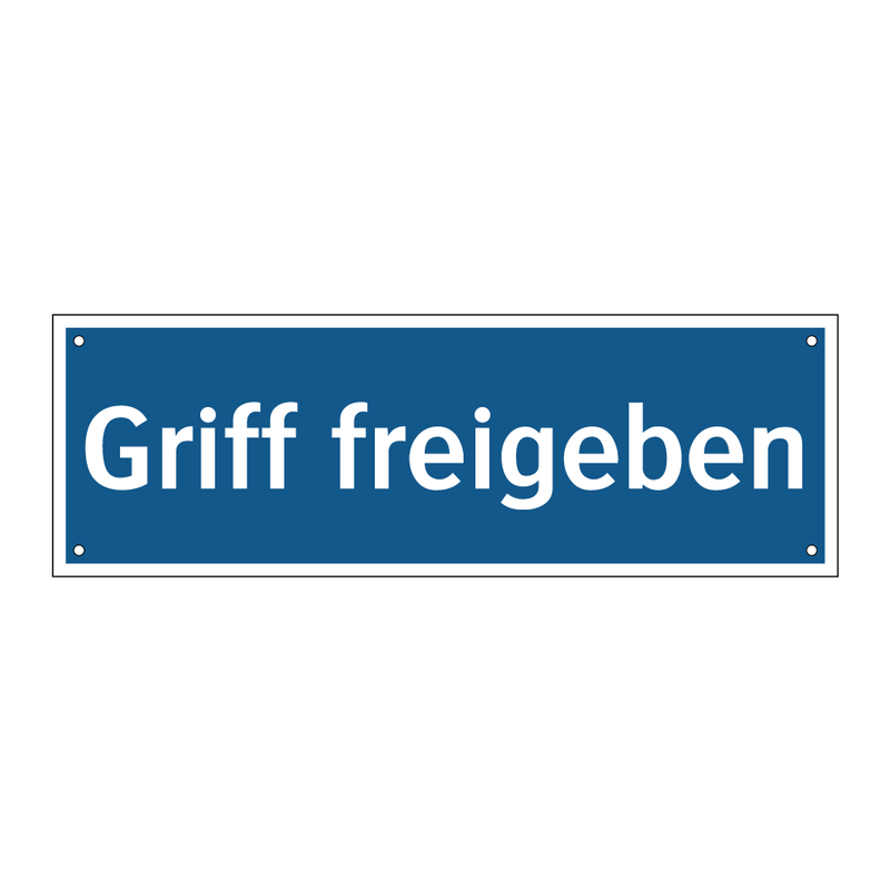 Griff freigeben