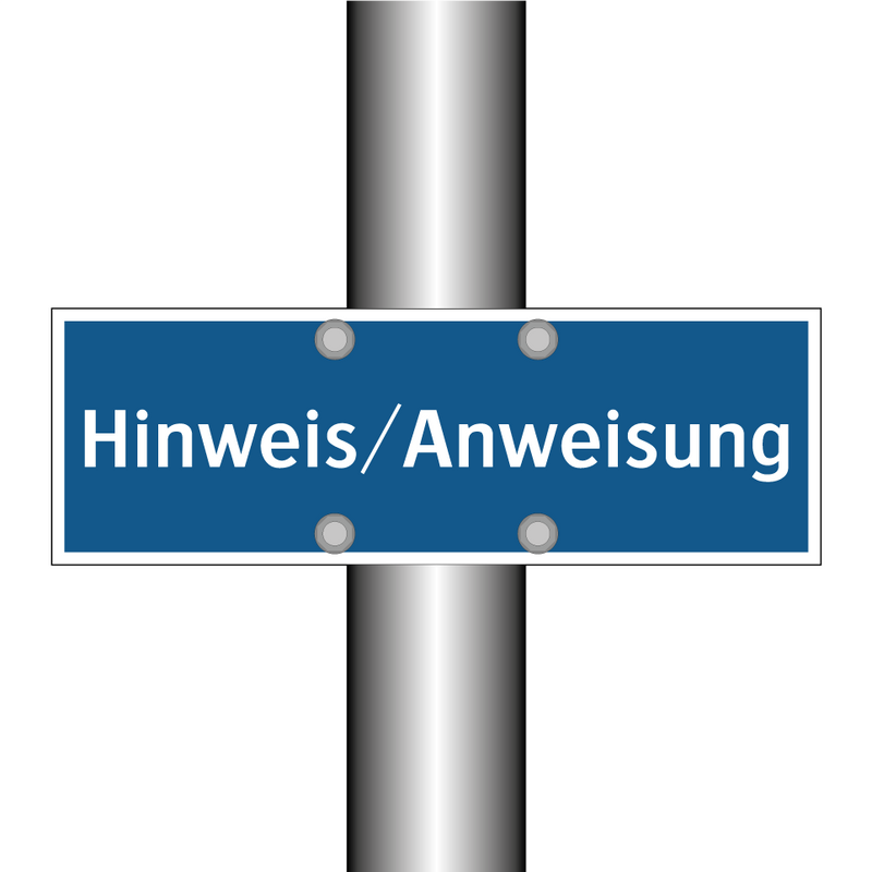 Hinweis/Anweisung
