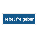Hebel freigeben