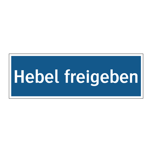 Hebel freigeben