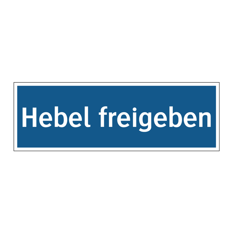 Hebel freigeben