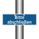 Bitte abschließen