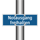 Notausgang freihalten
