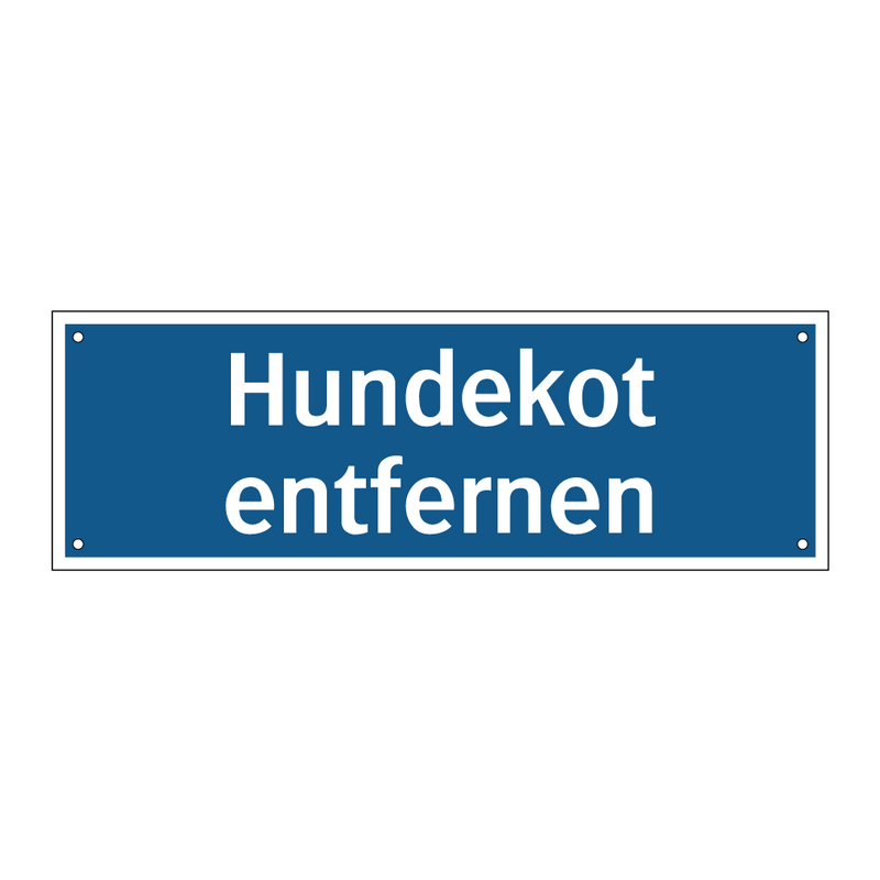 Hundekot entfernen